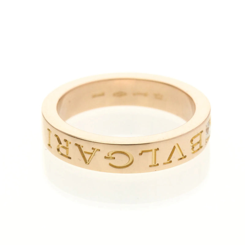 Bvlgari Band 18k Rose Gold With Diamond Pink_gold Jewelry