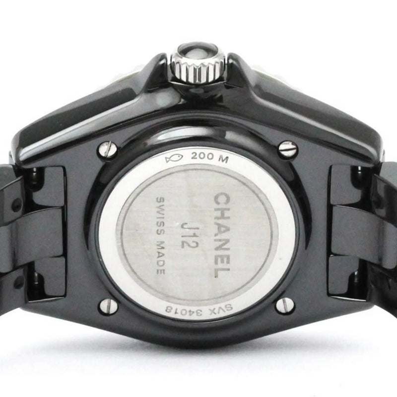 Chanel J12 Quartz Ceramic And Stainless Steel Watch