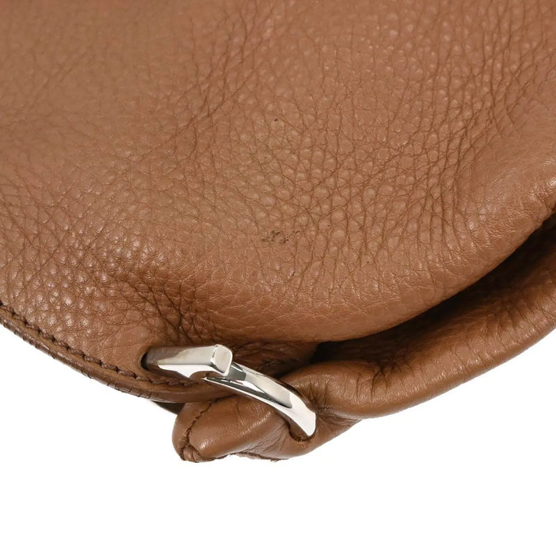 Salvatore Ferragamo Sofia Satchel Leather Brown Bag