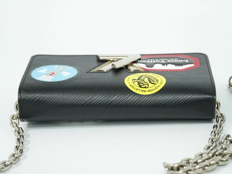 Louis Vuitton Twist Chain Limited Edition World Tour Epi Leather Black Bag
