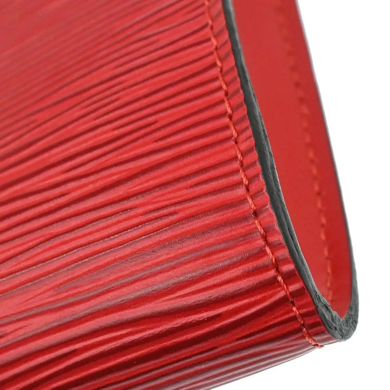 Louis Vuitton Pochette Accessoires Epi Red Leather Bag