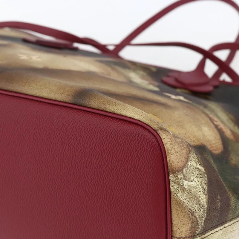 Louis Vuitton Neverfull Nm Tote Limited Edition Jeff Koons Titian Print Canvas Multicolour Bag