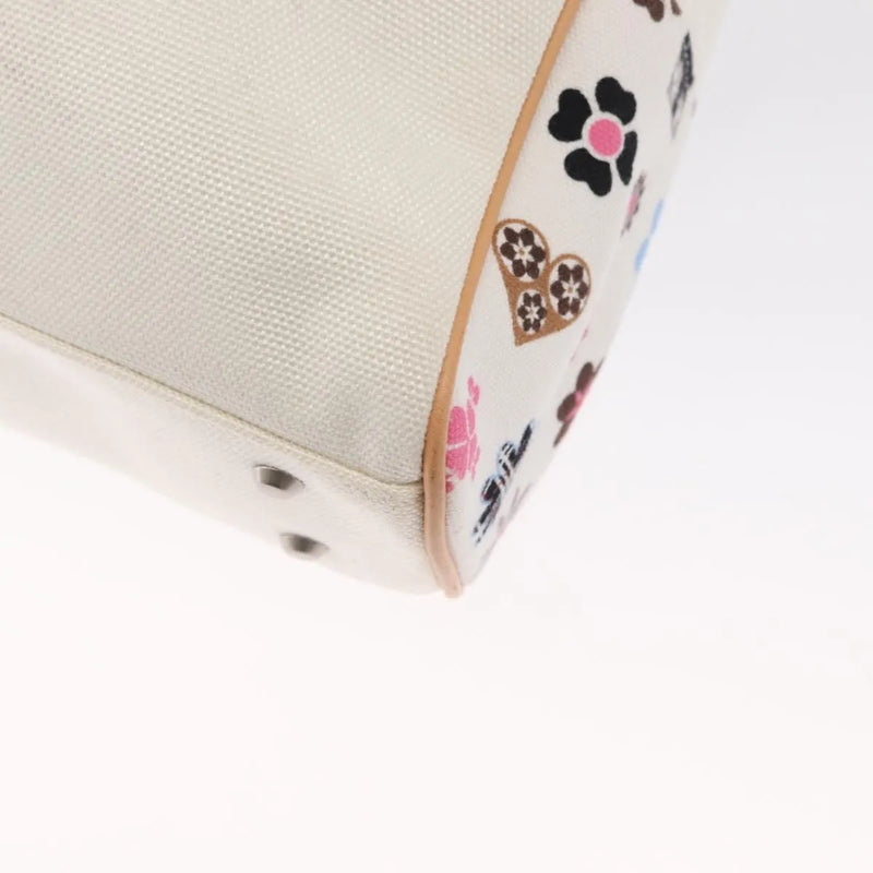 Burberry Black Label Canvas White Bag