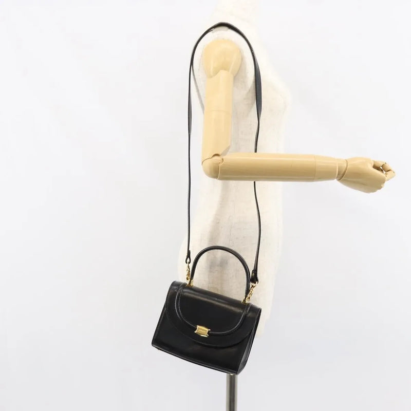 Bally Vintage Leather Black Bag