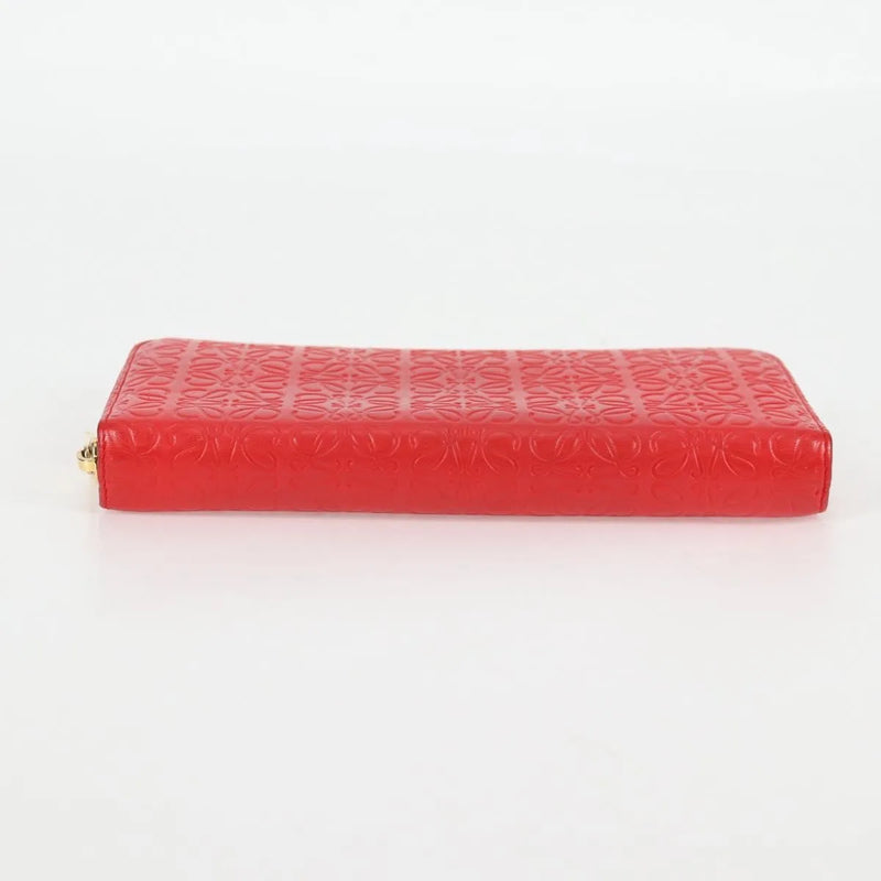 Loewe Anagram Leather Red Accessory