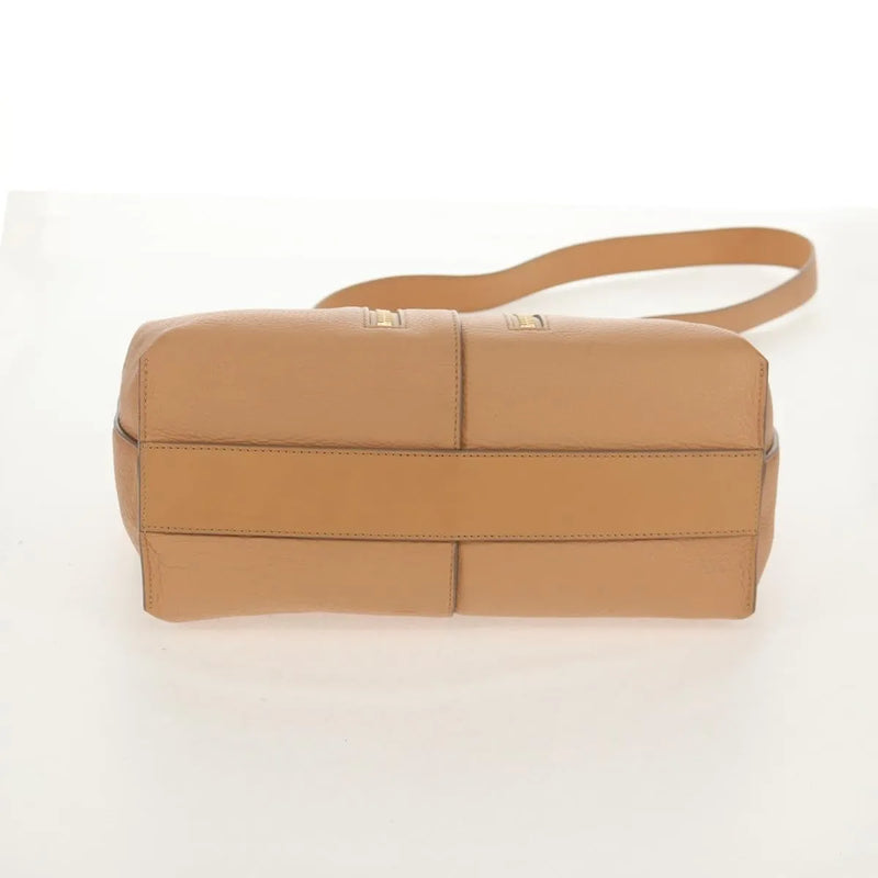Chloe Cate Satchel Leather Beige Bag