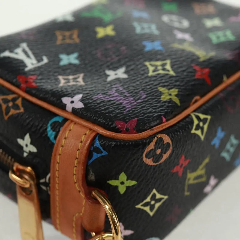 Louis Vuitton Wapity Trousse Monogram Multicolor Black Canvas Bag