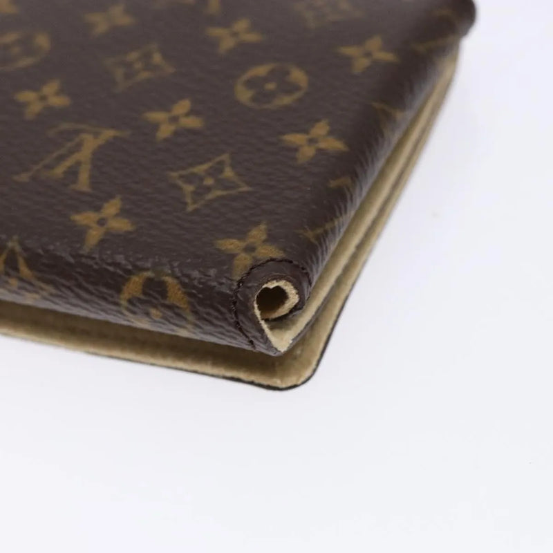 Louis Vuitton Case Jewelry Box Canvas Brown Accessory