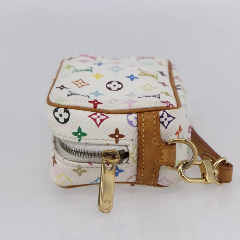 Louis Vuitton Wapity Trousse Monogram Multicolor White Canvas Bag