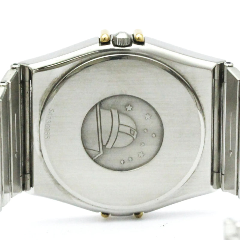 Omega Constellation Quartz Stainless Steel And Yellow Gold Watch