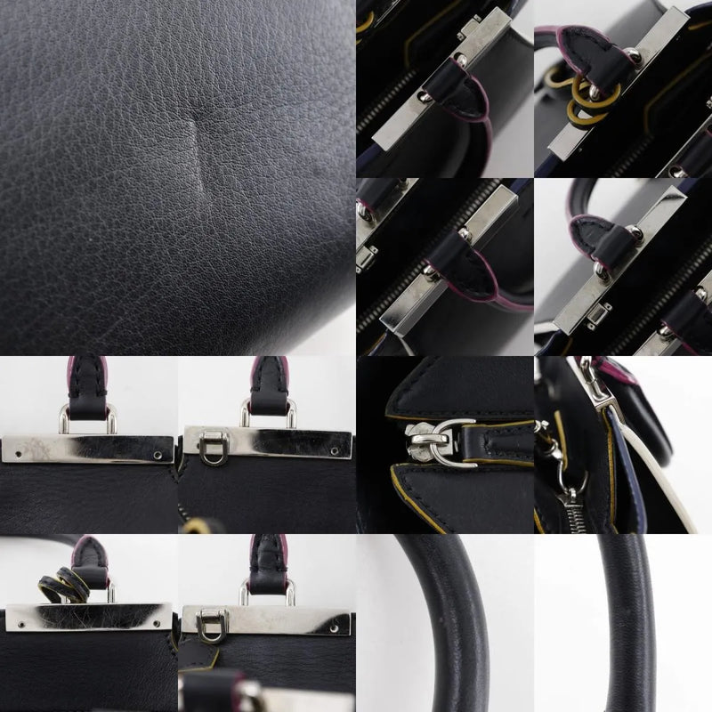 Fendi Petite 3jours Leather Black Bag