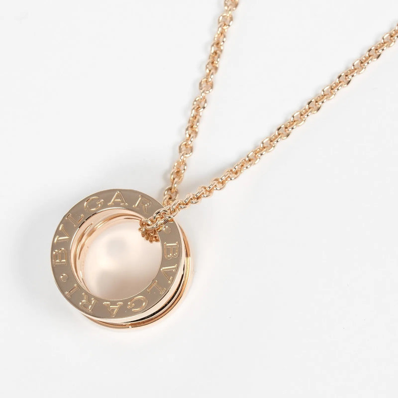 Bvlgari B.zero1 Design Legend Zaha Hadid Pendant 18k Rose Gold With Ceramic Rose_gold Jewelry