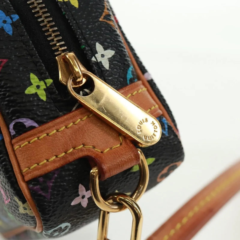 Louis Vuitton Wapity Trousse Monogram Multicolor Black Canvas Bag