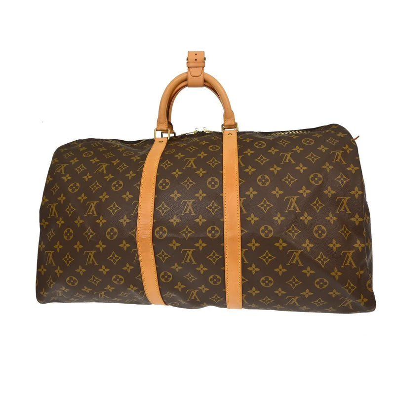 Louis Vuitton Keepall Monogram Canvas Brown Bag