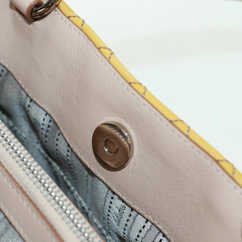 Salvatore Ferragamo Vala Patent Leather Yellow Patent_leather Bag