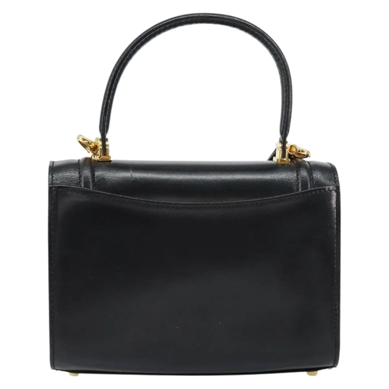 Bally Vintage Leather Black Bag