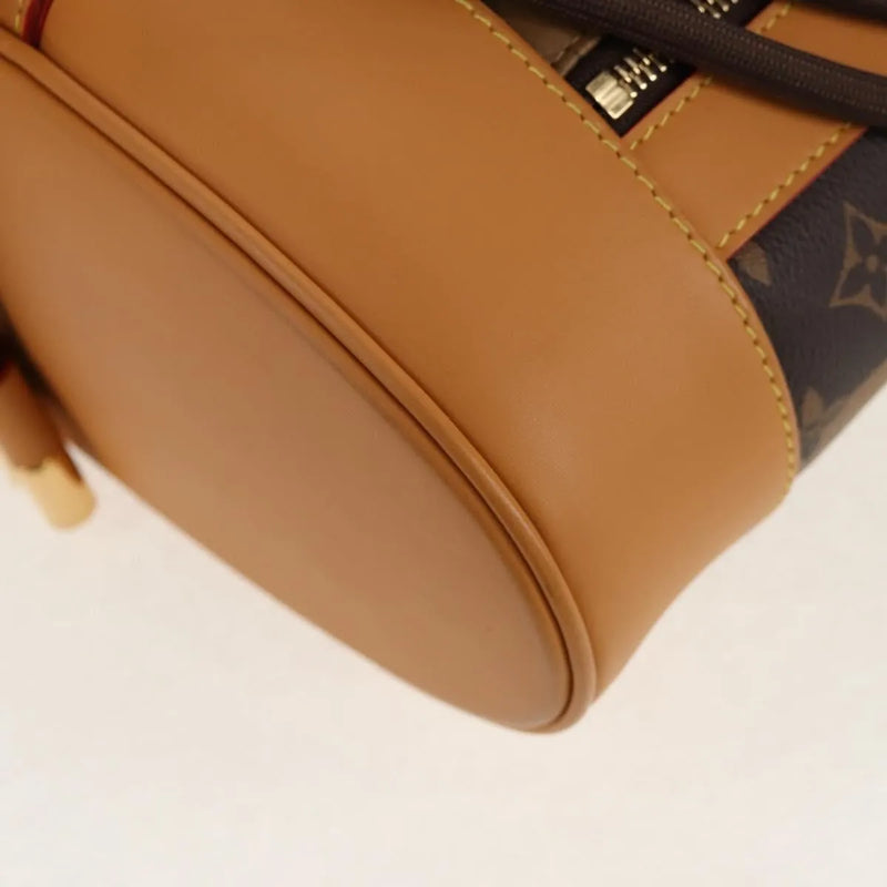 Louis Vuitton Nigo Randonnee Limited Edition Stripes Monogram Canvas Brown Bag