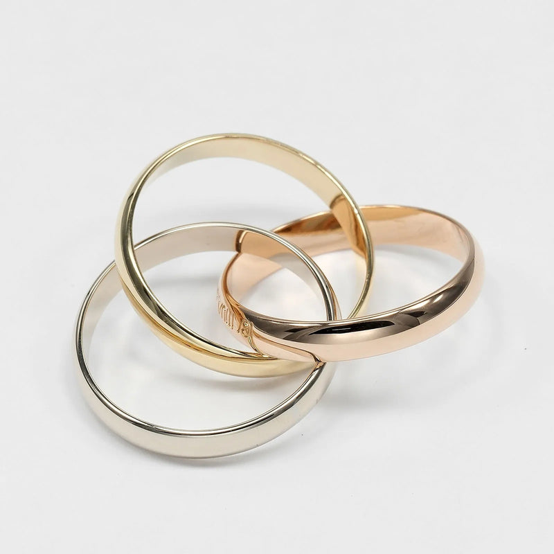 Cartier Trinity 18k Tricolor Gold Yellow_gold Jewelry