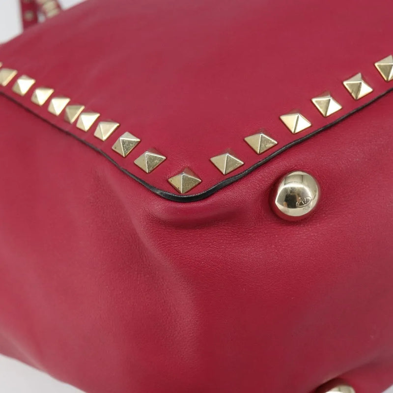 Valentino Garavani Rockstud Tote Soft Leather Pink Bag