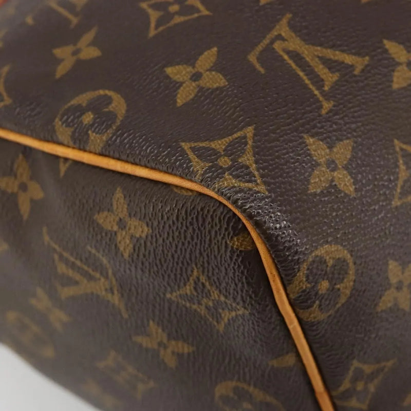 Louis Vuitton Speedy Monogram Canvas Neutral Bag