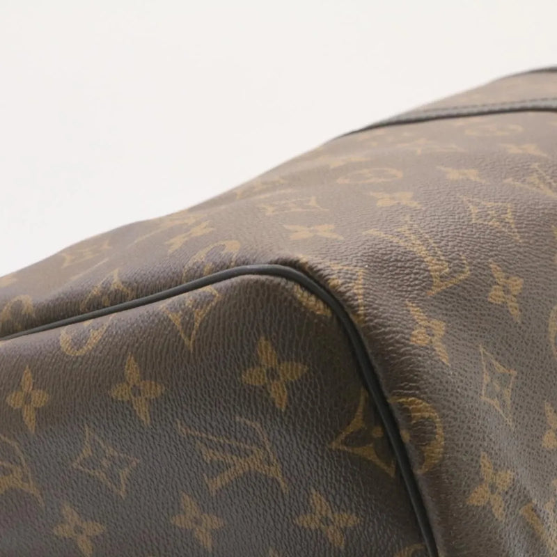 Louis Vuitton Keepall Bandouliere Monogram Canvas Brown Bag