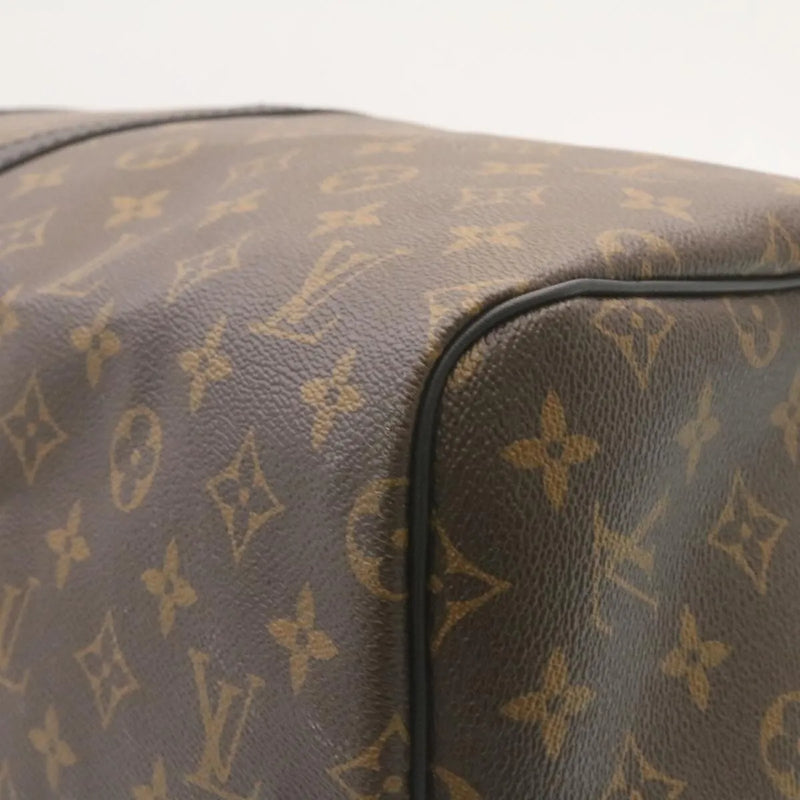 Louis Vuitton Keepall Bandouliere Monogram Canvas Brown Bag