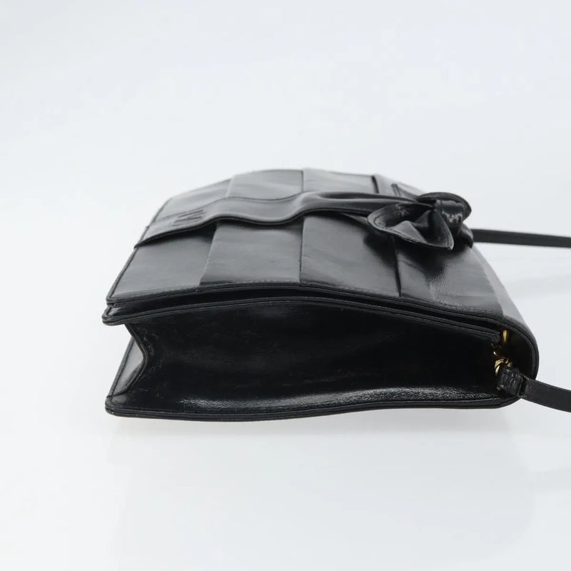 Valentino Garavani Bow Leather Black Bag