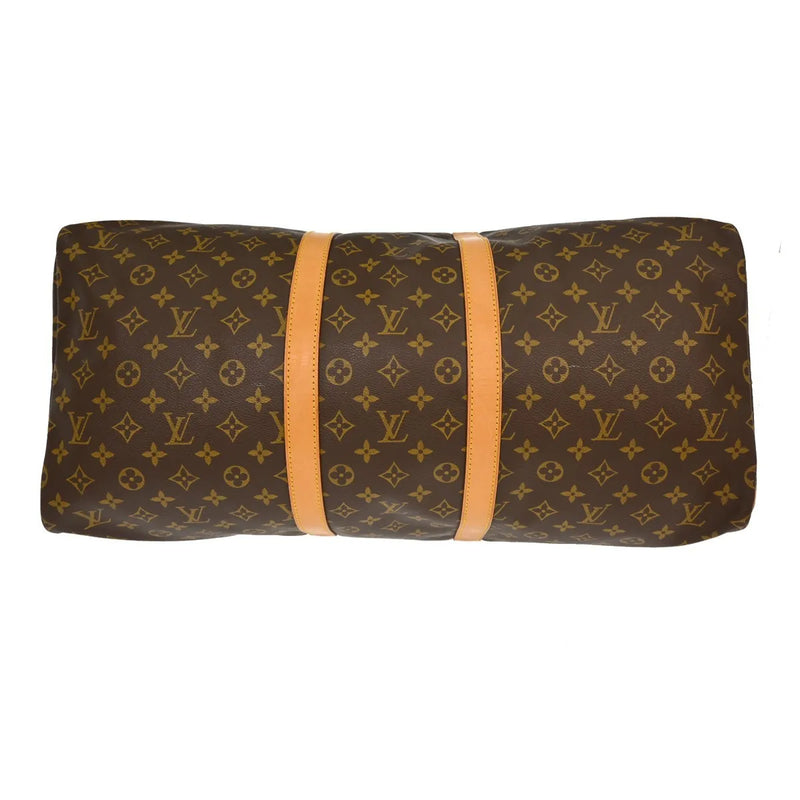 Louis Vuitton Keepall Monogram Canvas Brown Bag