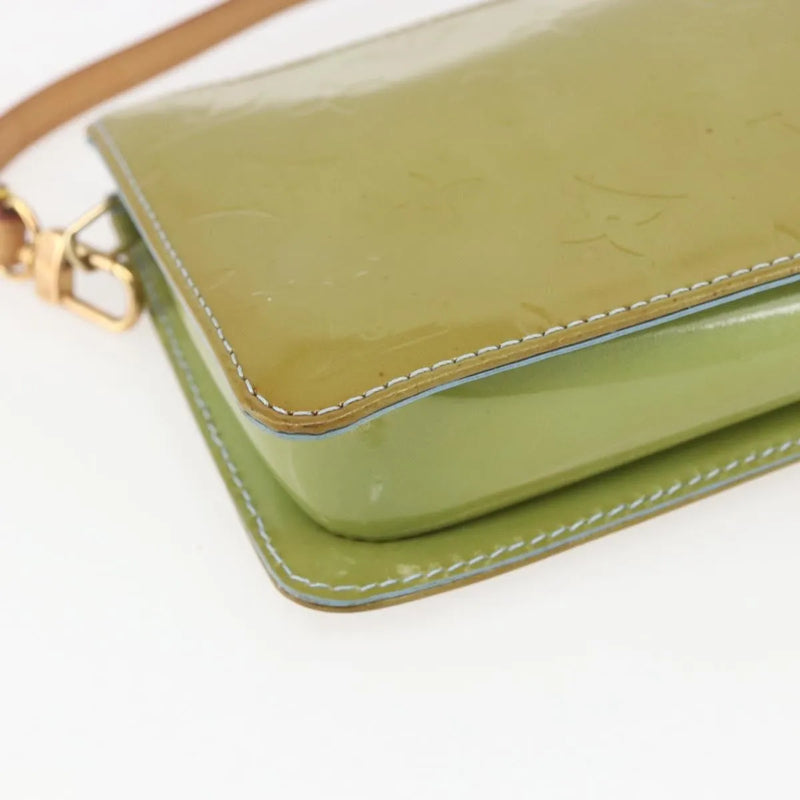 Louis Vuitton Lexington Pochette Monogram Vernis Blue Patent_leather Bag