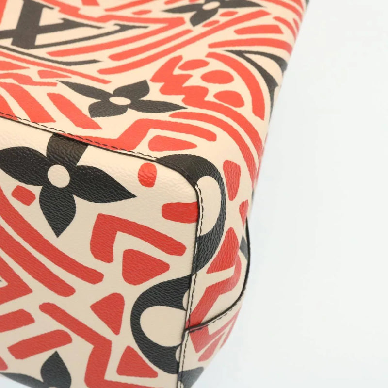 Louis Vuitton Neonoe Limited Edition Crafty Monogram Giant Red Canvas Bag