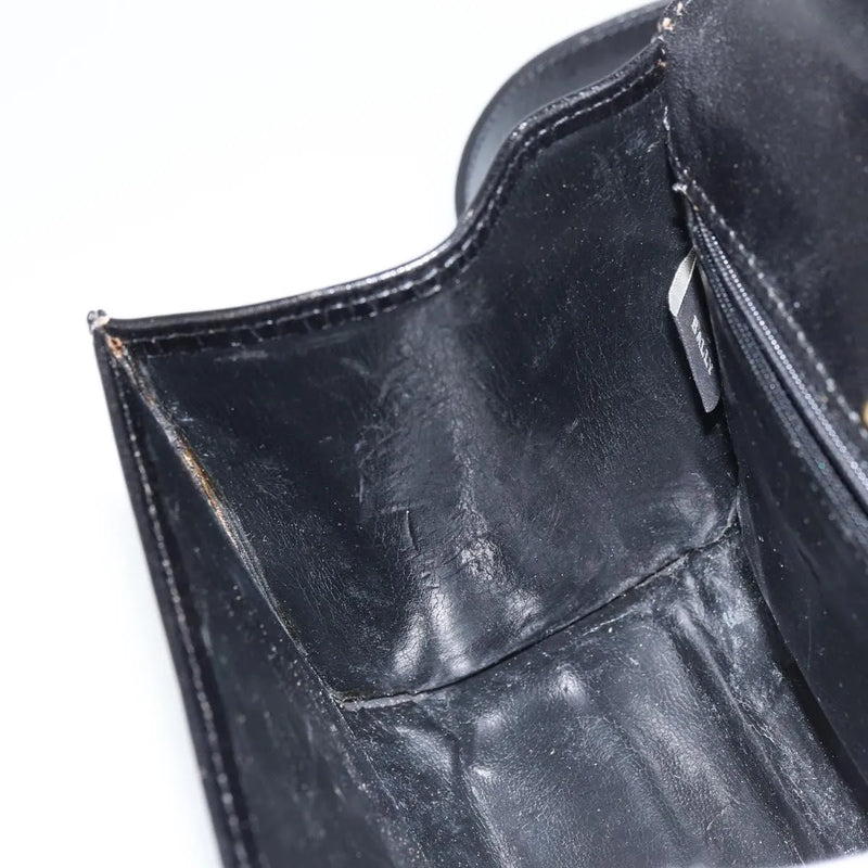 Bally Vintage Leather Black Bag