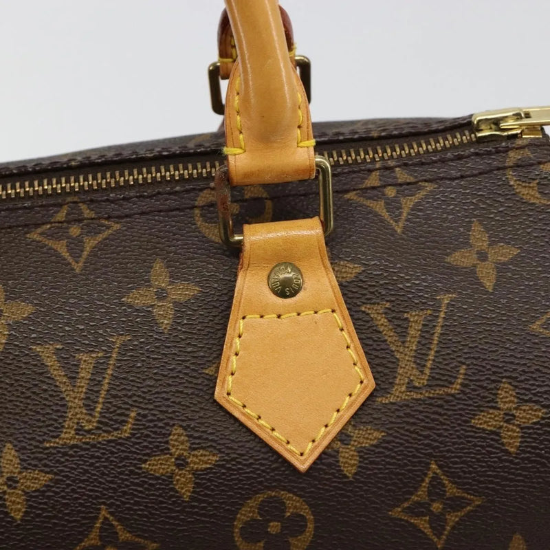 Louis Vuitton Speedy Monogram Canvas Neutral Bag