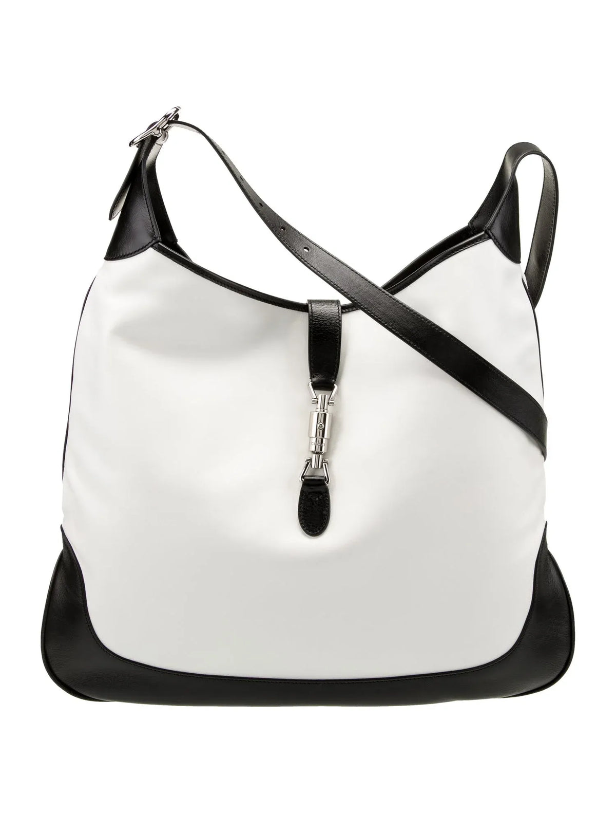 Gucci Jackie Original Shoulder Leather White Bag