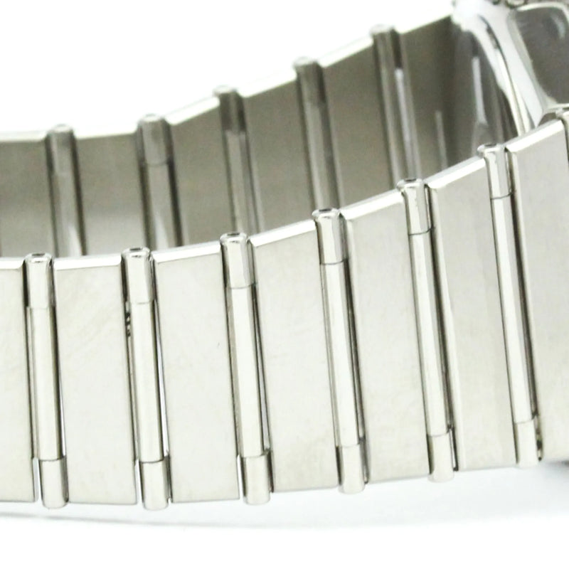 Omega Constellation Day Date Quartz Stainless Steel Watch