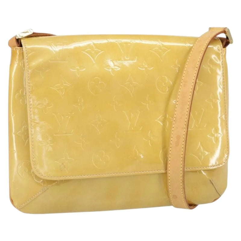 Louis Vuitton Thompson Street Monogram Vernis Beige Patent_leather Bag