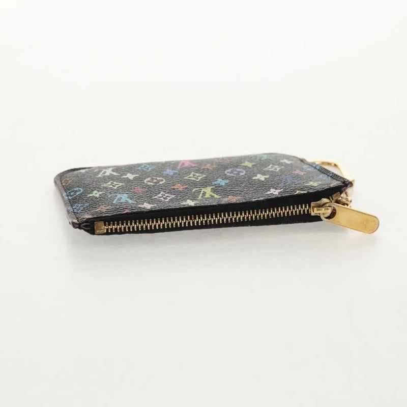 Louis Vuitton Pochette Clés Nm Monogram Multicolor Canvas Black Accessory
