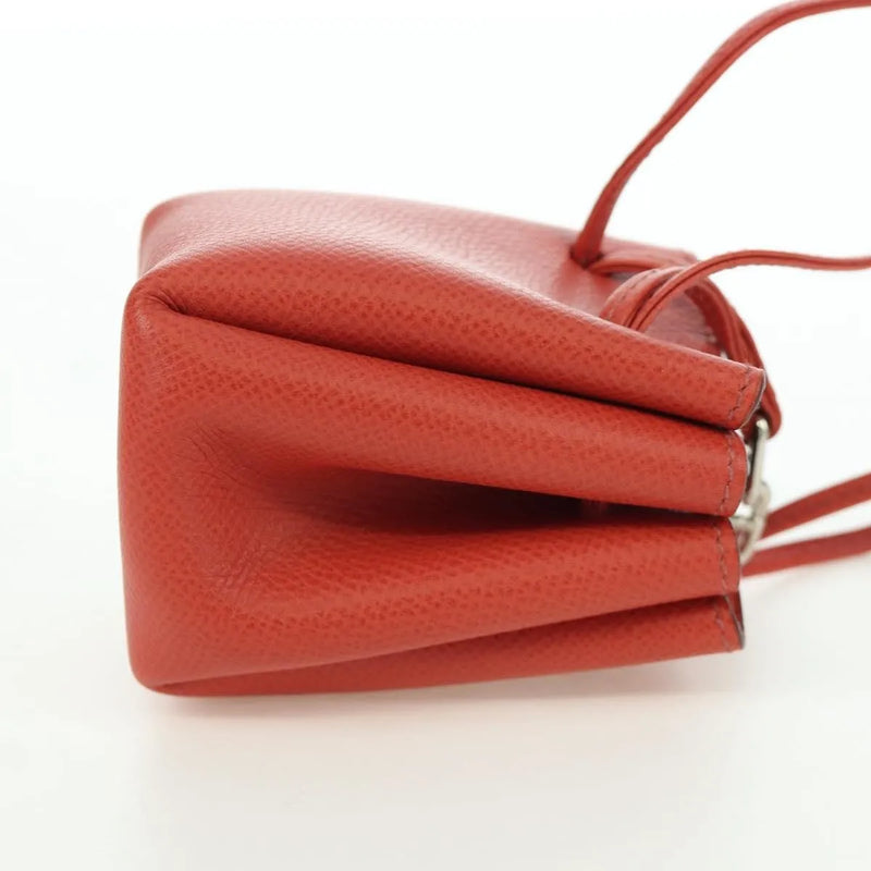 Hermes Vespa Leather Red Bag