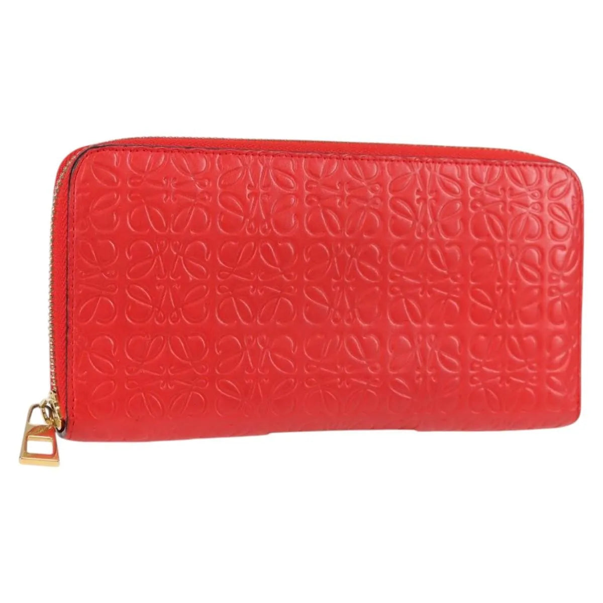 Loewe Anagram Leather Red Accessory