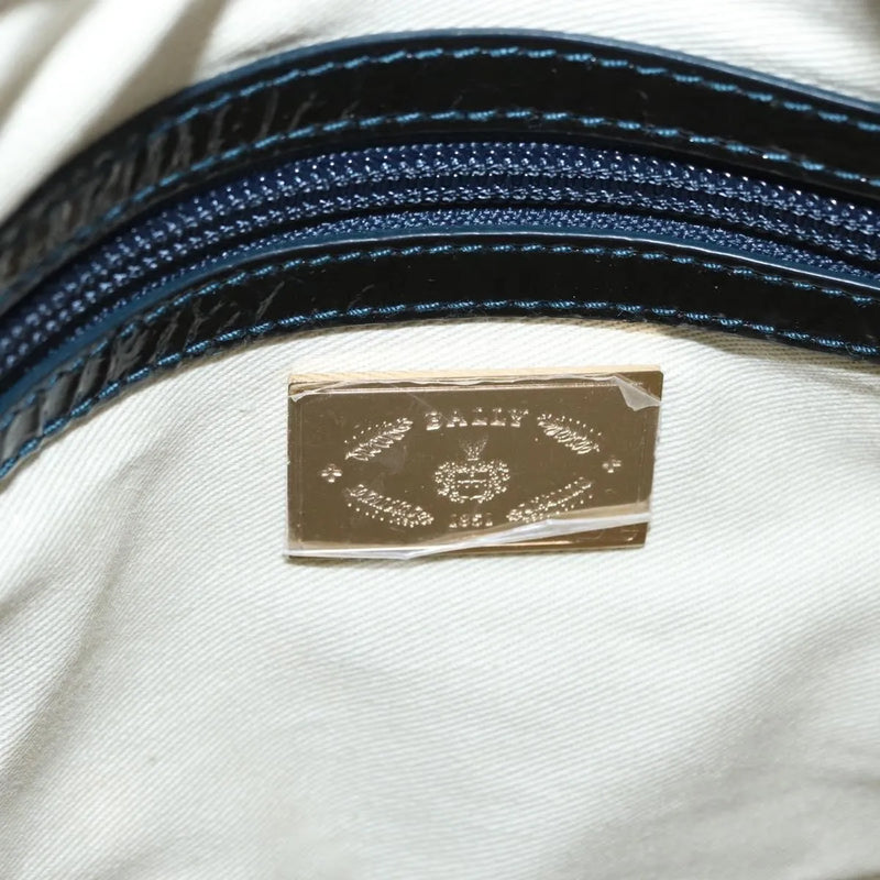 Bally Vintage Canvas Brown Bag