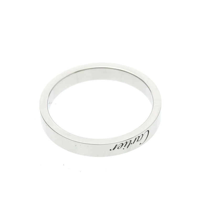 Cartier C De Wedding Band Platinum Silver Jewelry