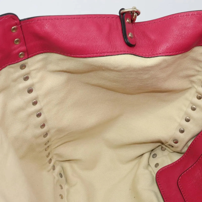 Valentino Garavani Rockstud Tote Soft Leather Pink Bag