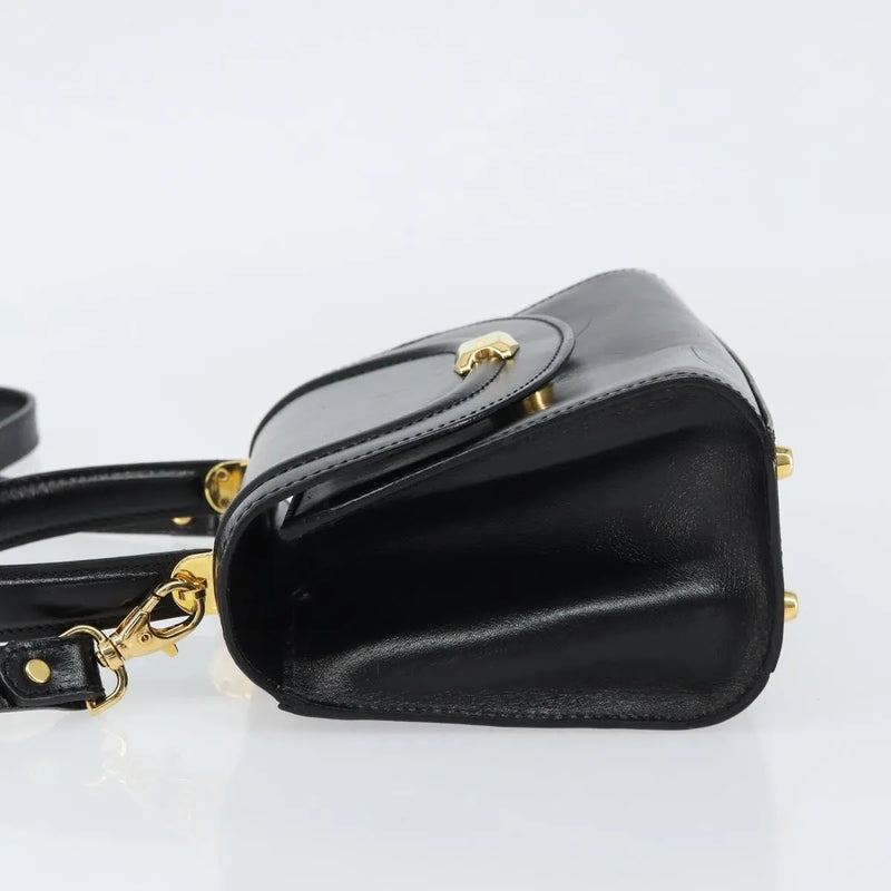 Bally Vintage Leather Black Bag