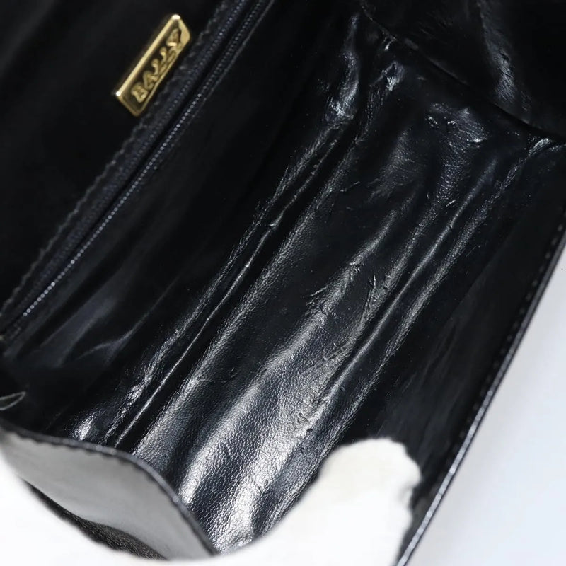 Bally Vintage Leather Black Bag