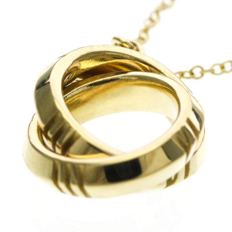 Tiffany & Co. Atlas X Closed Interlocking Pendant 18k Yellow Gold Yellow_gold Jewelry