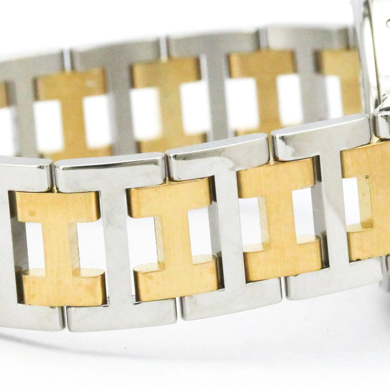 Hermes Clipper Quartz Stainless Steel With Plated Metal Watch