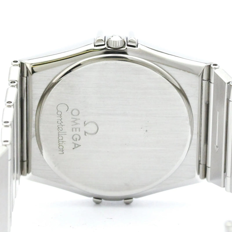 Omega Constellation Day Date Quartz Stainless Steel Watch