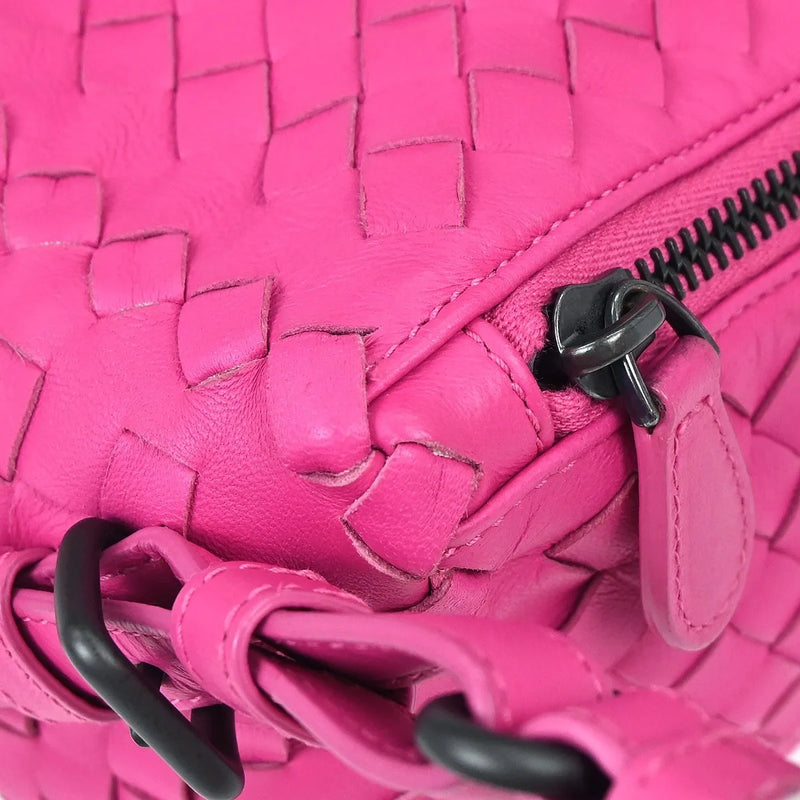 Bottega Veneta Intrecciato Leather Pink Bag