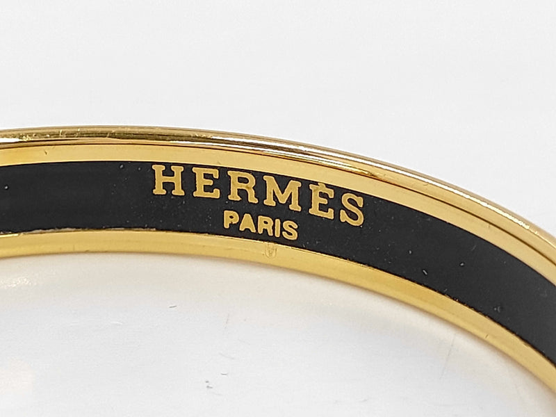 Hermes Uni Bangle Enamel Multicolour Metal Jewelry