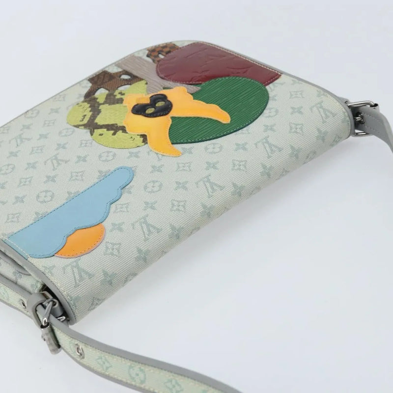 Louis Vuitton Conte De Fees Musette Monogram Patchwork Gray Canvas Bag