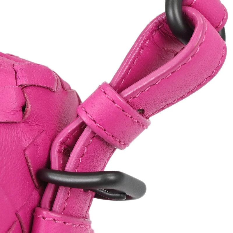 Bottega Veneta Intrecciato Leather Pink Bag